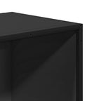 Bücherregal Schwarz 80,5x35x76 cm Holzwerkstoff