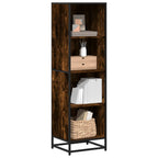 Bücherregal Räuchereiche 40x35x139 cm Holzwerkstoff