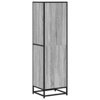 Bücherregal Grau Sonoma 40x35x139 cm Holzwerkstoff
