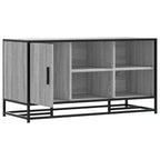 Schuhbank Grau Sonoma 100x40x53,5 cm Holzwerkstoff und Metall