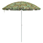 Strandparasol Tarnung 263 x 263 x 272 cm Polyester und Metall