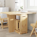 Butterfly-Esstisch Klappbar Corona Wachsbraun Massivholz Kiefer