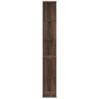 Bücherregal 5 Böden Braun Eichen-Optik 45x23,5x162,5 cm