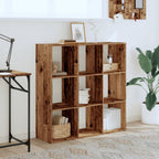 Bücherregal Altholz-Optik 102x32x102 cm Holzwerkstoff
