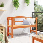 Bank Outdoor Braun 119 x 44 x 76 cm Massives Kiefernholz