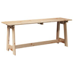 Bank Outdoor Natur 119 x 37 x 47 cm Massives Kiefernholz