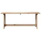 Bank Outdoor Natur 119 x 37 x 47 cm Massives Kiefernholz