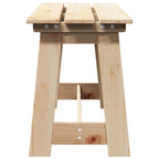 Bank Outdoor Natur 119 x 37 x 47 cm Massives Kiefernholz