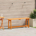 Bank Outdoor Braun 119 x 37 x 47 cm Massives Kiefernholz