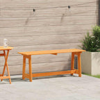 Bank Outdoor Braun 119 x 37 x 47 cm Massives Kiefernholz