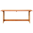 Bank Outdoor Braun 119 x 37 x 47 cm Massives Kiefernholz