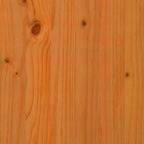Bank Outdoor Braun 119 x 37 x 47 cm Massives Kiefernholz