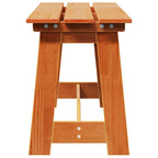 Bank Outdoor Braun 119 x 37 x 47 cm Massives Kiefernholz
