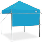 Pavillon-Zelt Blau 194 x 194 x 251 cm Stoff