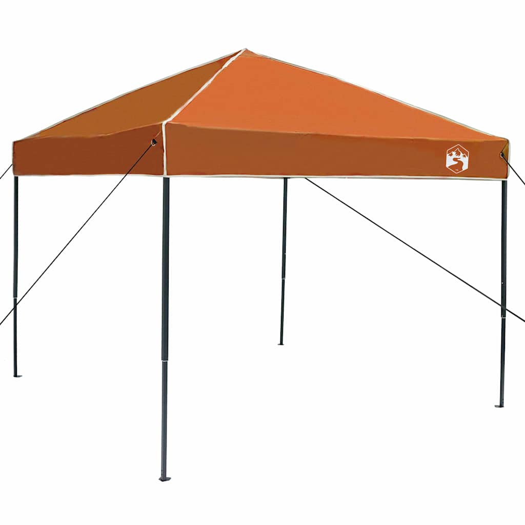 Pavillon-Zelt Orange 243 x 243 x 251 cm Stoff