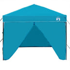 Pavillon-Zelt Blau 243 x 243 x 251 cm Stoff