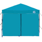 Pavillon-Zelt Blau 243 x 243 x 251 cm Stoff