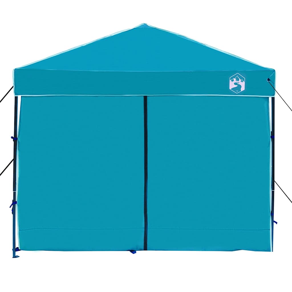 Pavillon-Zelt Blau 243 x 243 x 251 cm Stoff