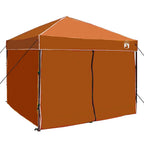 Pavillon-Zelt Orange 243 x 243 x 251 cm Stoff
