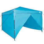 Pavillon-Zelt Blau 290 x 290 x 251 cm Stoff