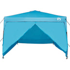 Pavillon-Zelt Blau 290 x 290 x 251 cm Stoff