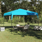 Pavillon-Zelt Blau 290 x 290 x 251 cm Stoff
