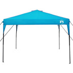 Pavillon-Zelt Blau 290 x 290 x 251 cm Stoff