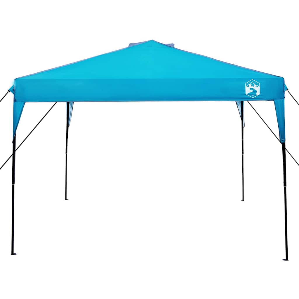 Pavillon-Zelt Blau 290 x 290 x 251 cm Stoff