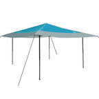 Pavillon-Zelt Blau 395 x 395 x 251 cm Stoff