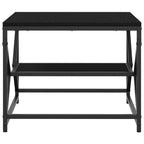 Couchtisch Schwarz Eichen-Optik 51 x 50 x 40 cm