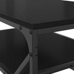 Couchtisch Schwarz Eichen-Optik 90 x 50 x 40 cm