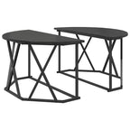 Couchtisch Schwarz Eichen-Optik 80 x 80 x 42 cm