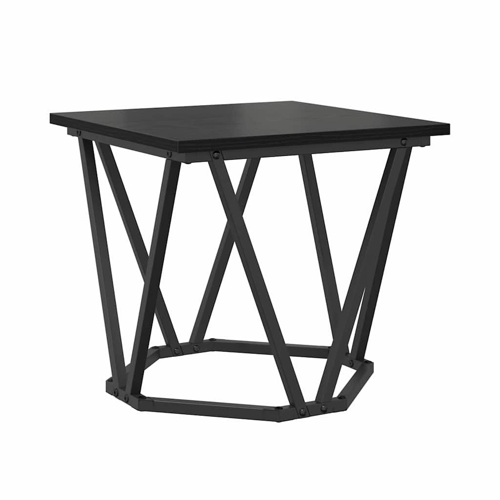 Beistelltisch-Set 2 pcs Schwarze Eiche 50 x 50 x 40 cm