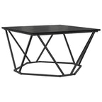 Couchtisch Schwarz Eichen-Optik 80 x 80 x 45 cm