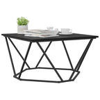 Couchtisch Schwarz Eichen-Optik 80 x 80 x 45 cm