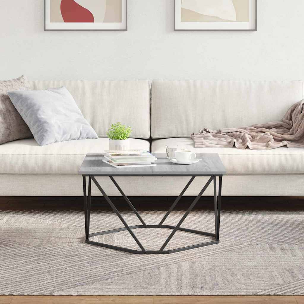 Couchtisch Graues Sonoma 80 x 80 x 45 cm