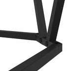 Couchtisch 3 pcs Schwarz Eichen-Optik Ingenieure Holz und Stahl