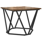 Couchtisch 3 pcs Geräucherte Eiche Ingenieure Holz und Stahl