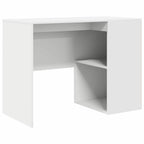 Schreibtisch mit Regal Weiß 102 x 50 x 75 cm Holzwerkstoff