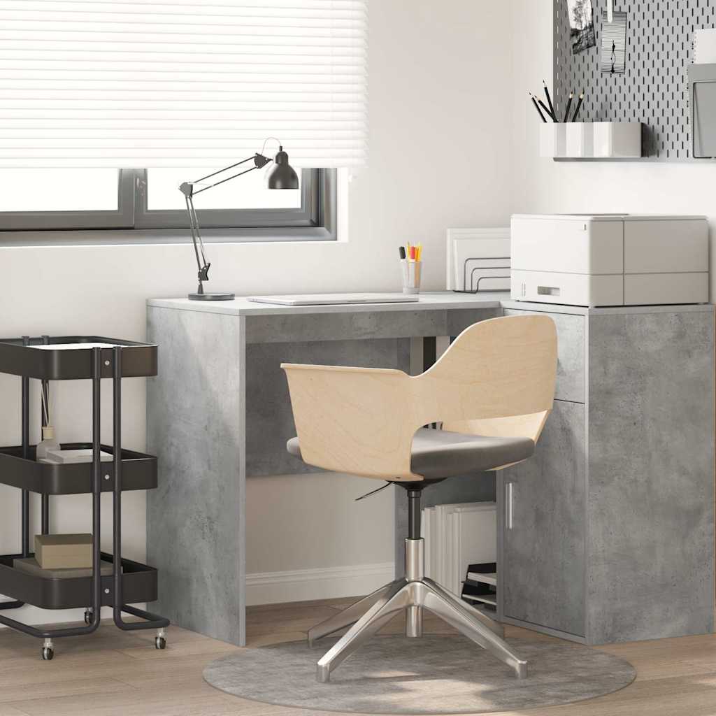 Schreibtisch Beton Grau 102 x 50 x 75 cm Holzwerkstoff