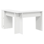 Eck-Schreibtisch Weiß 140 x 113,5 x 75 cm Holzwerkstoff