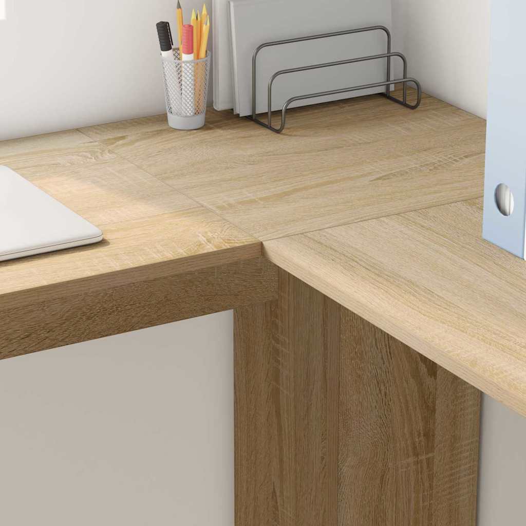 Eck-Schreibtisch Sonoma-Eiche 140 x 113,5 x 75 cm Holzwerkstoff