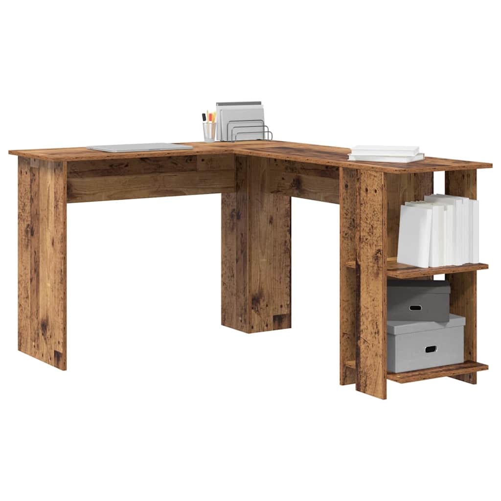 Eck-Schreibtisch Altholz 140 x 113,5 x 75 cm Holzwerkstoff