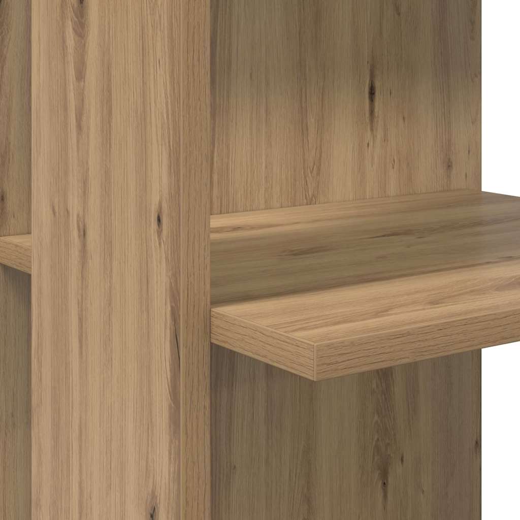 Eck-Schreibtisch mit Regal Artisan-Eiche 140 x 113,5 x 75 cm