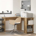 Eck-Schreibtisch mit Regal Artisan-Eiche 140 x 113,5 x 75 cm