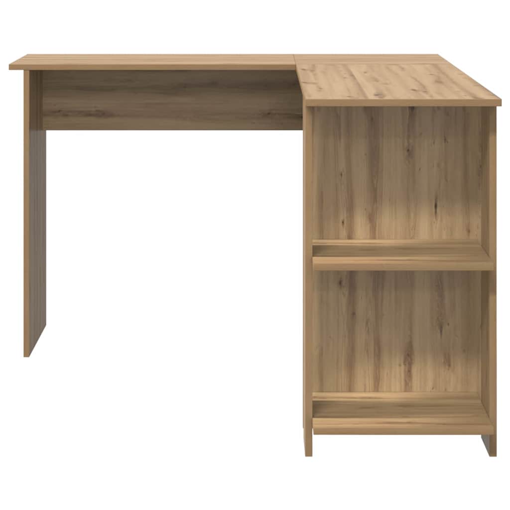 Eck-Schreibtisch mit Regal Artisan-Eiche 140 x 113,5 x 75 cm