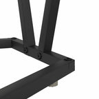 Couchtisch Sonoma-Eiche 80 x 40 x 40.5 cm Sperrholz und Metall