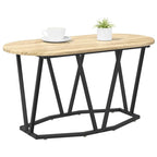 Couchtisch Sonoma-Eiche 80 x 40 x 40.5 cm Sperrholz und Metall