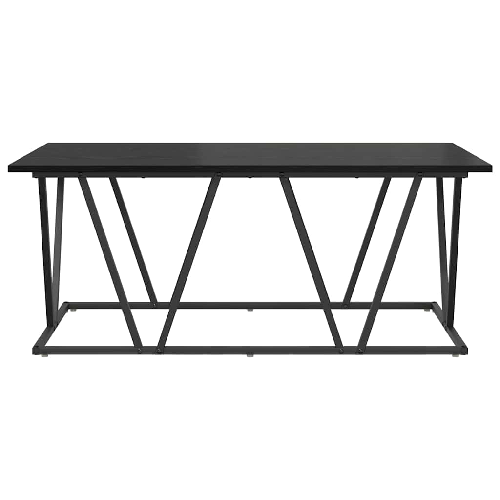 Couchtisch Schwarz Eichen-Optik 100 x 50 x 40 cm
