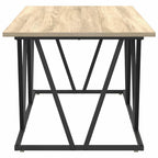 Couchtisch Sonoma-Eiche 100 x 50 x 40 cm Sperrholz und Metall